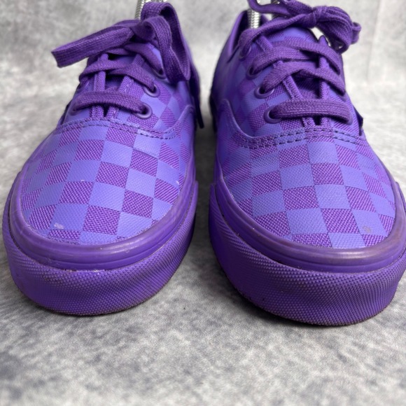 Vans Authentic Tonal Checkerboard in Electric Purple Unisex Women's 7 Men's 5.5 - Picture 5 of 12